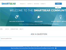 Tablet Screenshot of community.smartbear.com